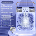 New Charging Version 3 In 1 Air Humidifier Cooling Fan LED Night Light Water Mist Humidification Fan Spray Electric Fan - ZENICO