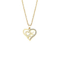 Mother's Day Mom Heart Shape With Diamond Letter Necklace - ZENICO