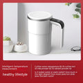 Electric Coffee Mug USB Rechargeable Automatic Magnetic Cup IP67 Waterproof Food-Safe Stainless Steel For Juice Tea Milksha Kitchen Gadgets - ZENICO